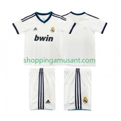 Maillot de Foot Real Madrid 2012 2013 Rétro Enfant Domicile Manche Courte