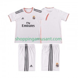 Maillot de Foot Real Madrid 2013 2014 Rétro Enfant Domicile Manche Courte