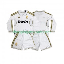 Maillot de Foot Real Madrid 2012 Rétro Enfant Domicile 2011 Manche Longue