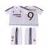 Maillot de Foot Real Madrid RONALDO 9 5 Rétro Enfant Domicile 2004 2002 Manche Courte