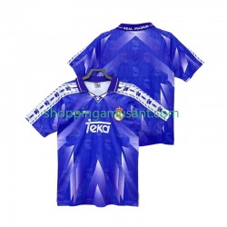 Maillot de Foot Real Madrid 1996 1997 Rétro Homme Extérieur Manche Courte