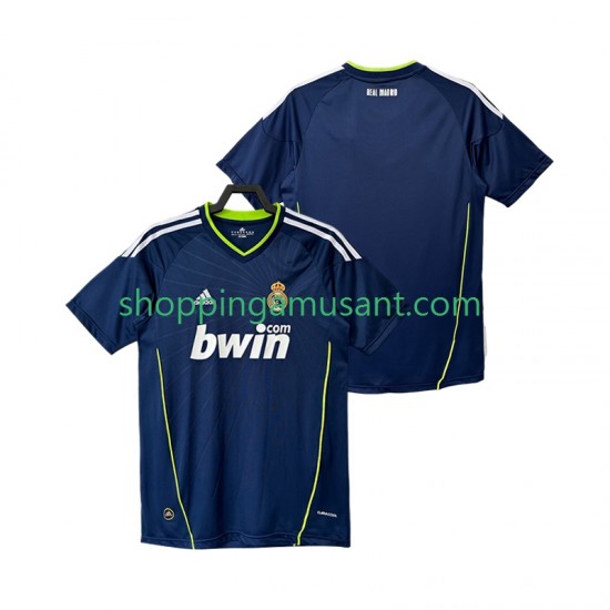 Maillot de Foot Real Madrid Rétro Homme Extérieur 2011 2010 Manche Courte
