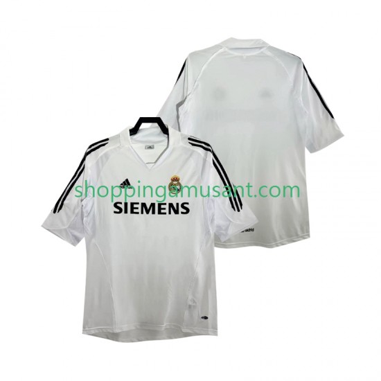 Maillot de Foot Real Madrid 2005 Rétro Homme Domicile 2006 Manche Courte