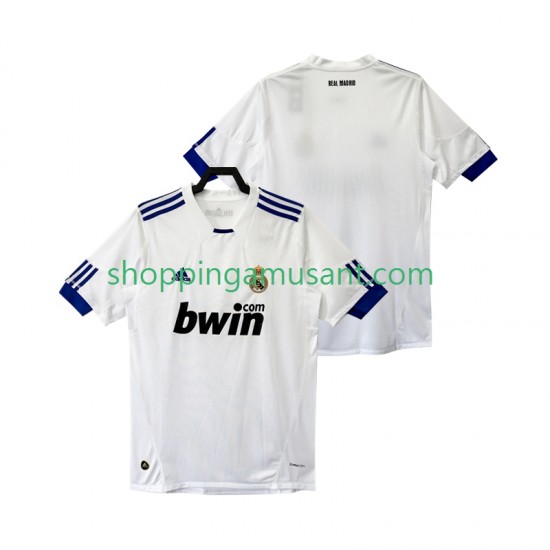 Maillot de Foot Real Madrid Rétro Homme Domicile 2011 2010 Manche Courte