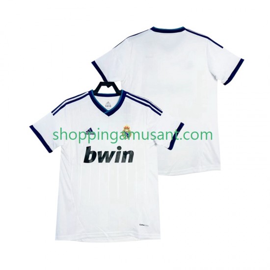 Maillot de Foot Real Madrid 2012 2013 Rétro Homme Domicile Manche Courte