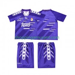 Maillot de Foot Real Madrid 1996 Rétro Enfant Extérieur 1994 Manche Courte
