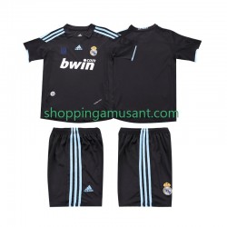 Maillot de Foot Real Madrid 2009 Rétro Enfant Extérieur 2010 Manche Courte