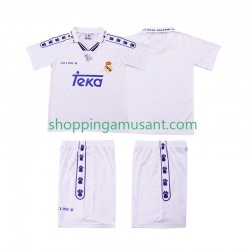 Maillot de Foot Real Madrid 1996 Rétro Enfant Domicile 1994 Manche Courte
