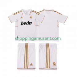 Maillot de Foot Real Madrid 2012 Rétro Enfant Domicile 2011 Manche Courte