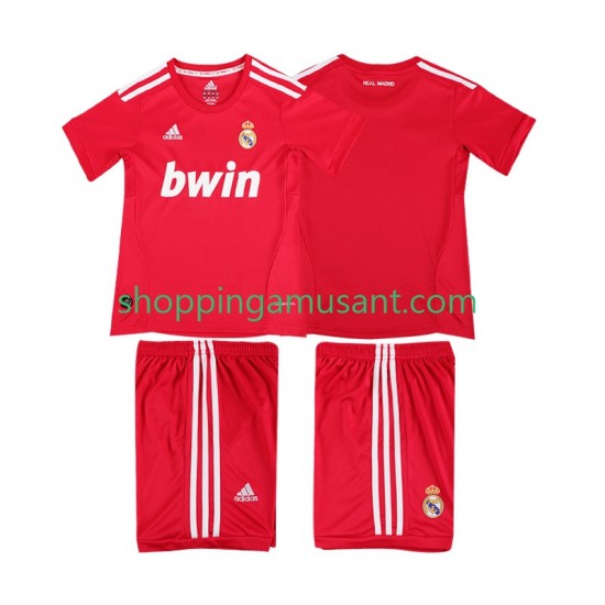 Maillot de Foot Real Madrid 2012 Rétro Enfant Neutre 2011 Manche Courte