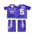 Maillot de Foot Real Madrid ZIDANE 5 1996 Rétro Enfant Extérieur 1994 Manche Courte