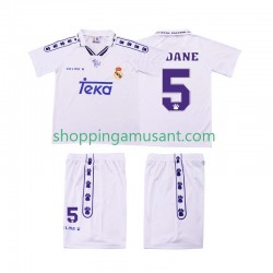 Maillot de Foot Real Madrid ZIDANE 5 1996 Rétro Enfant Domicile 1994 Manche Courte