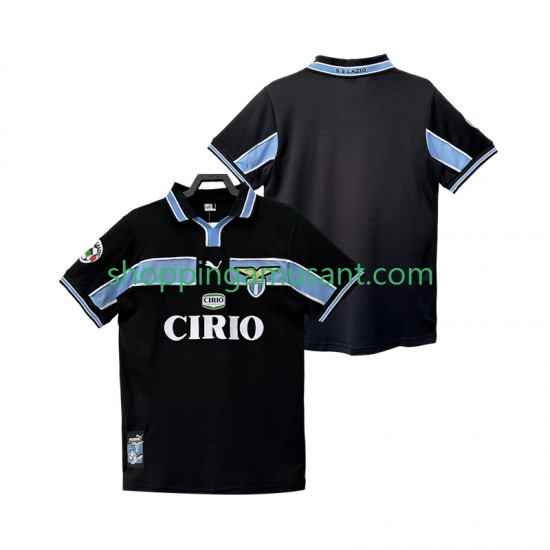 Maillot de Foot SS Lazio Rétro Homme Extérieur 1999 1998 Manche Courte