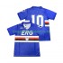 Maillot de Foot Sampdoria 10 1990 1991 Rétro Homme Domicile Manche Courte