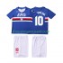 Maillot de Foot Sampdoria MANCINI 10 1990 1991 Rétro Enfant Domicile Manche Courte
