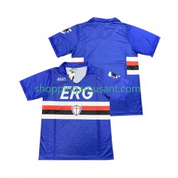 Maillot de Foot Sampdoria 1990 1991 Rétro Homme Domicile Manche Courte