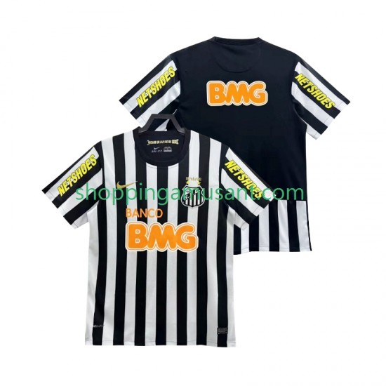 Maillot de Foot Santos 2013 Rétro Homme Extérieur Manche Courte