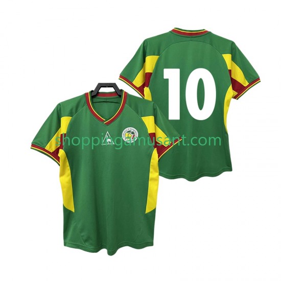 Maillot de Foot Sénégal 10 Rétro Homme Extérieur 2002 Manche Courte