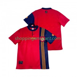 Maillot de Foot Espagne 1996 Rétro Homme Domicile Manche Courte