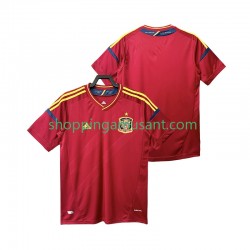 Maillot de Foot Espagne 2012 Rétro Homme Domicile Manche Courte