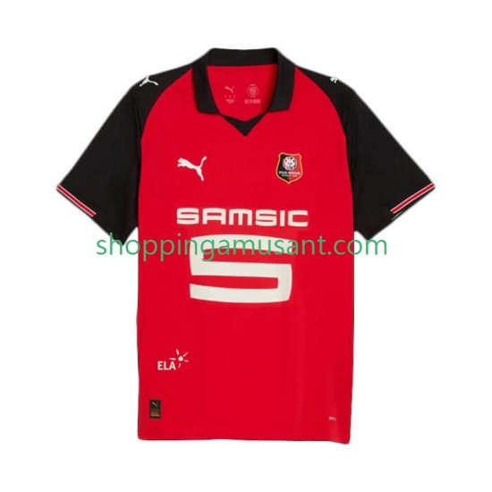 Maillot de Foot Stade Rennais Homme Domicile 2025-2026 Manche Courte