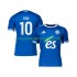 Maillot de Foot Strasbourg Emanuel Emegha 10 Homme Domicile 2025-2026 Manche Courte