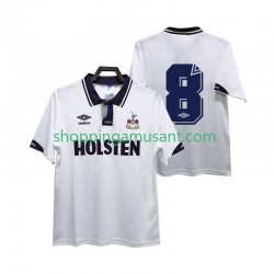 Maillot de Foot Tottenham Hotspur 8 1991 1993 Rétro Homme Domicile Manche Courte