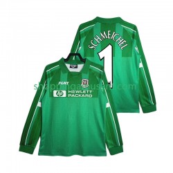 Maillot de Foot Tottenham Hotspur SCHMEICHEL 1 1997 Gardien Rétro Homme Domicile 1999 Manche Longue