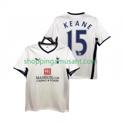 Maillot de Foot Tottenham Hotspur Keane 15 2009 Rétro Homme Domicile 2008 Manche Courte