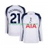 Maillot de Foot Tottenham Hotspur Kulusevski 21 Homme Domicile 2025-2026 Manche Longue