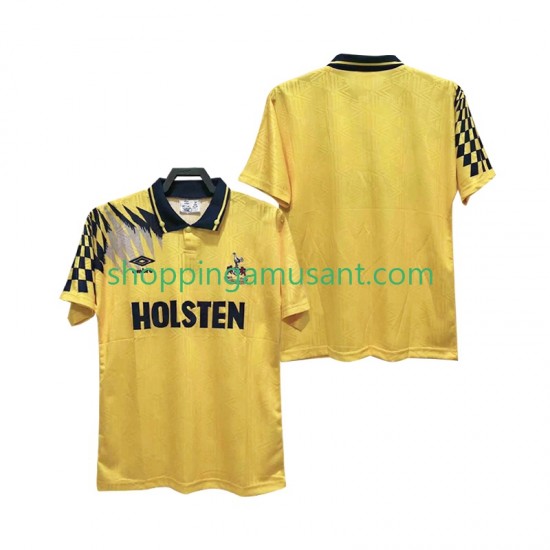 Maillot de Foot Tottenham Hotspur 1992 Rétro Homme Extérieur 1994 Manche Courte
