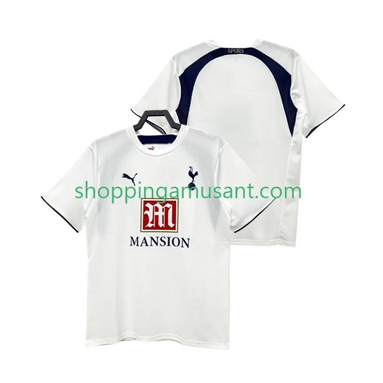 Maillot de Foot Tottenham Hotspur 2007 Rétro Homme Domicile 2006 Manche Courte