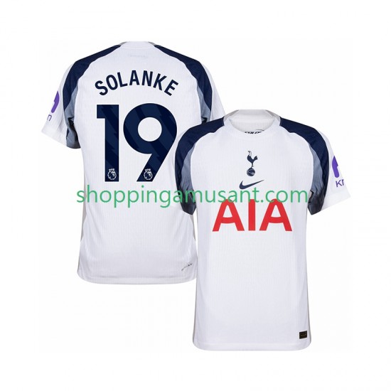 Maillot de Foot Tottenham Hotspur Solanke 19 Homme Domicile 2025-2026 Manche Courte