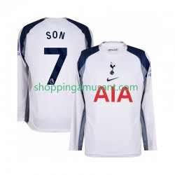 Maillot de Foot Tottenham Hotspur Son Heung-Min 7 Homme Domicile 2025-2026 Manche Longue