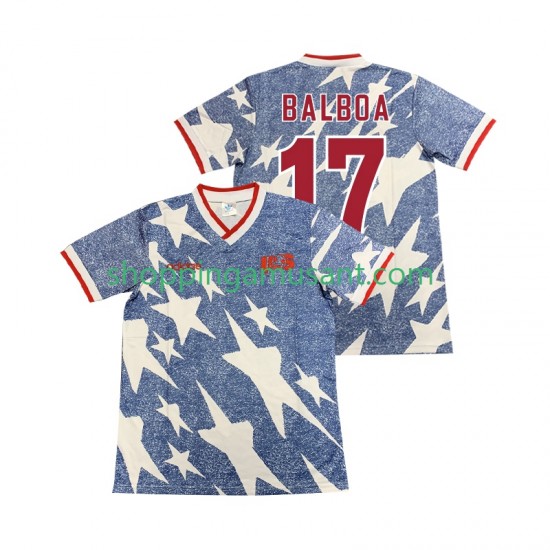 Maillot de Foot États-Unis BALBOA 17 Rétro Homme Extérieur 1994 Manche Courte