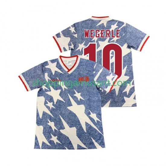 Maillot de Foot États-Unis WEGERLE 10 Rétro Homme Extérieur 1994 Manche Courte