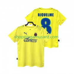 Maillot de Foot Villarreal CF RIQUELME 8 2005 Rétro Homme Domicile 2006 Manche Courte
