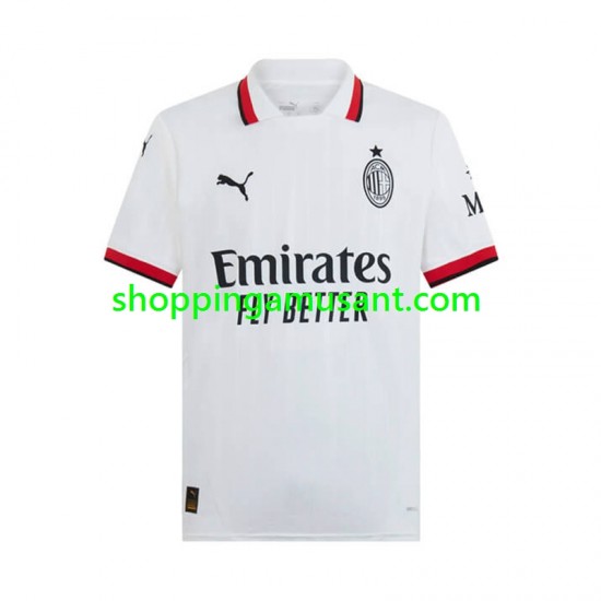 Maillot de Foot AC Milan Homme Extérieur 2024-2025 Manche Courte