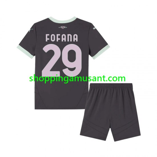Maillot de Foot AC Milan Fofana 29 Enfant Neutre 2024-2025 Manche Courte
