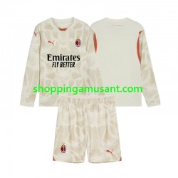 Maillot de Foot AC Milan Gardien Enfant Neutre 2024-2025 Manche Longue