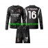 Maillot de Foot AC Milan Mike Maignan 16 Gardien Enfant Domicile 2024-2025 Manche Longue