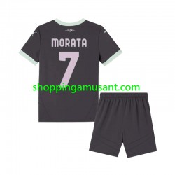 Maillot de Foot AC Milan Morata 7 Enfant Neutre 2024-2025 Manche Courte