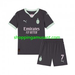 Maillot de Foot AC Milan Morata 7 Enfant Neutre 2024-2025 Manche Courte