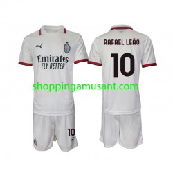 Maillot de Foot AC Milan Rafael Leao 10 Enfant Extérieur 2024-2025 Manche Courte
