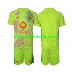 Maillot de Foot AS Rome Gardien Enfant Extérieur 2024-2025 Manche Courte