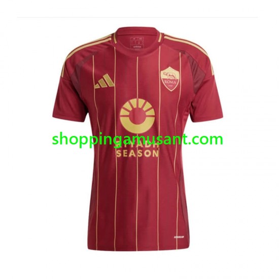Maillot de Foot AS Rome Homme Domicile 2024-2025 Manche Courte