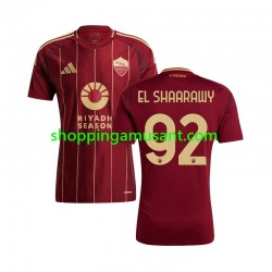 Maillot de Foot AS Rome Stephan El Shaarawy 92 Homme Domicile 2024-2025 Manche Courte