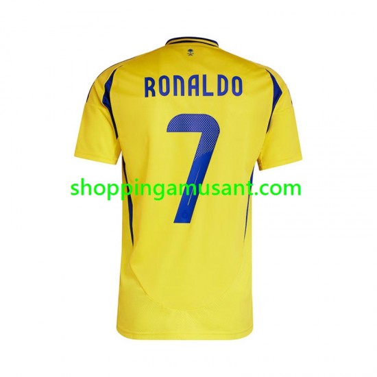 Maillot de Foot Al Nassr Cristiano Ronaldo 7 Homme Domicile 2024-2025 Manche Courte