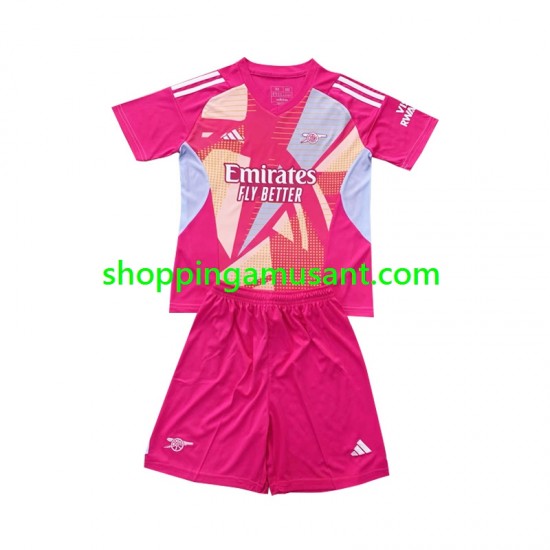 Maillot de Foot Arsenal Gardien Enfant Extérieur 2024-2025 Manche Courte