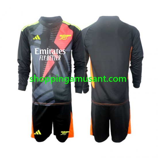 Maillot de Foot Arsenal Gardien Enfant Neutre 2024-2025 Manche Longue
